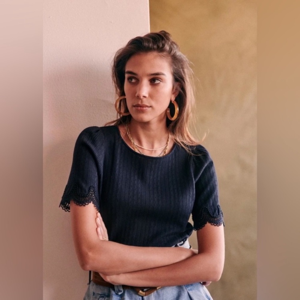 Sezane clea top
